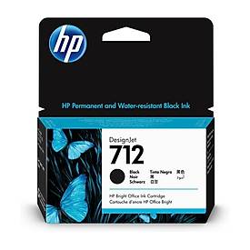 HP 3ED70A (712) SIYAH 38 ML GENIS FORMAT MUREKKEP KARTUSU