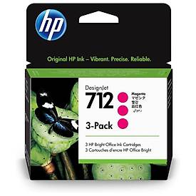 HP 3ED78A (712) KIRMIZI 29ML 3 PACKS GEN FORMAT MREKKEP KARTU