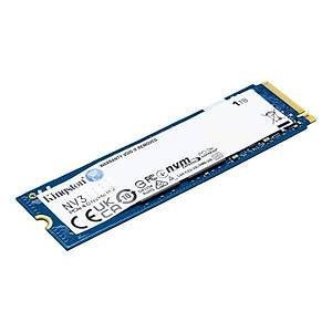 Kingston 1TB NV3 SNV3S/1000G M.2 NVMe PCIe 4.0 6000/4000MB Ssd