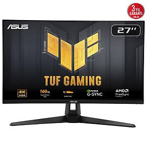 Asus Tuf Gaming 27'' VG27UQ1A 1MS 160HZ 4K IPS DP HDMI HOPARLR VESA FREESYNC Monitr