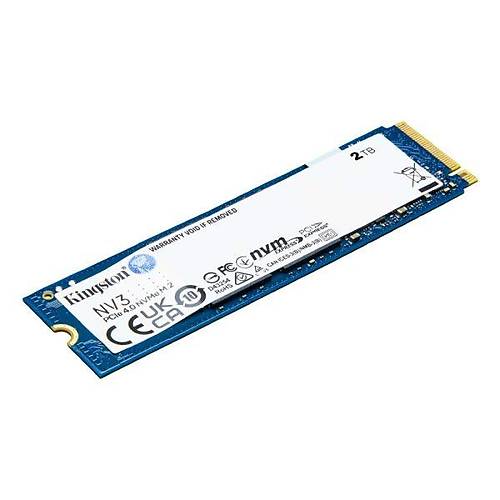 Kingston 2TB NV3 M.2 NVMe PCIe 4.0 SNV3S/2000G 6000/5000MB Ssd