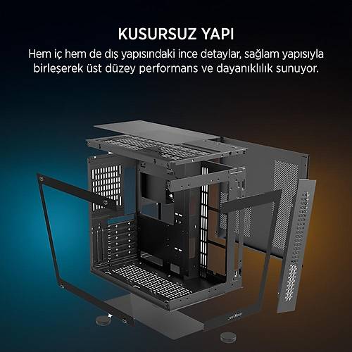 James Donkey Stark S800 650W Siyah Gaming ATX Kasa