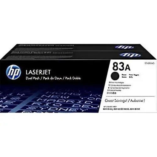 HP CF283AF 2'li Paket Siyah Toner (83A) 1.500 Sayfa