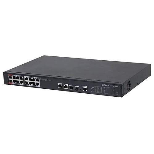 Dahua 16 Port 100Mbps PoE Switch (PFS4218-16ET-240)