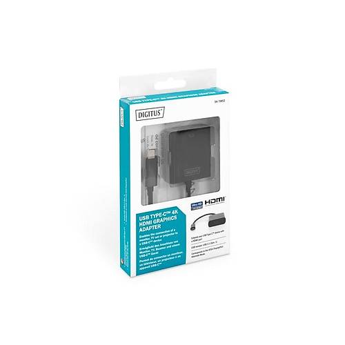 Digitus Type-C Erkek to HDMI Dii evirici (4K)
