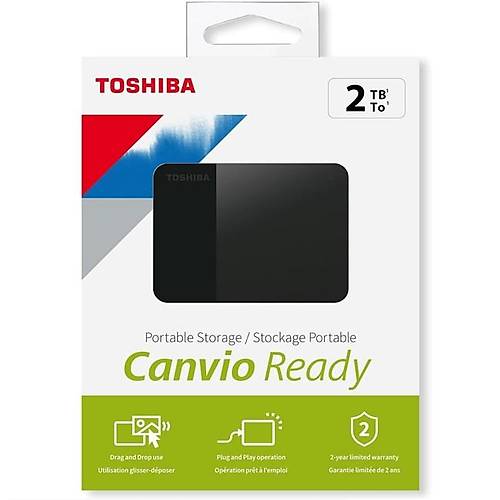 Toshiba Canvio Ready 2TB Usb 3.2 Gen1-HDTP320EK3AA Tanabilir Disk
