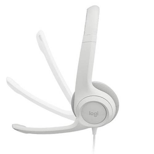 Logitech H390 Usb G�r�lt� �nleyici Mikrofonlu Kulakl�k - Beyaz 981-001286