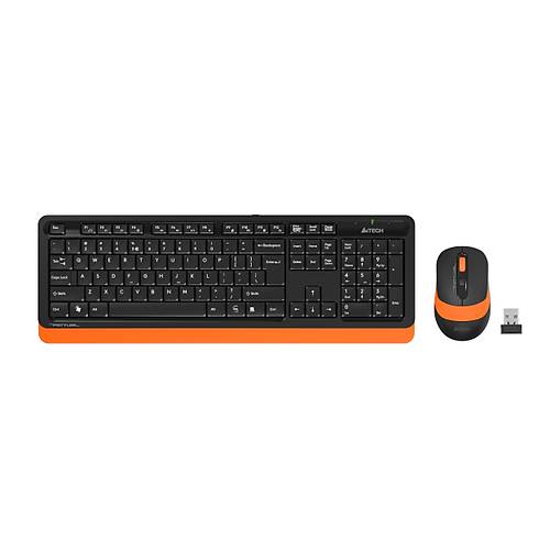 A4 TECH FG1010 Q USB TURUNCU KABLOSUZ KLAVYE MOUSE SET
