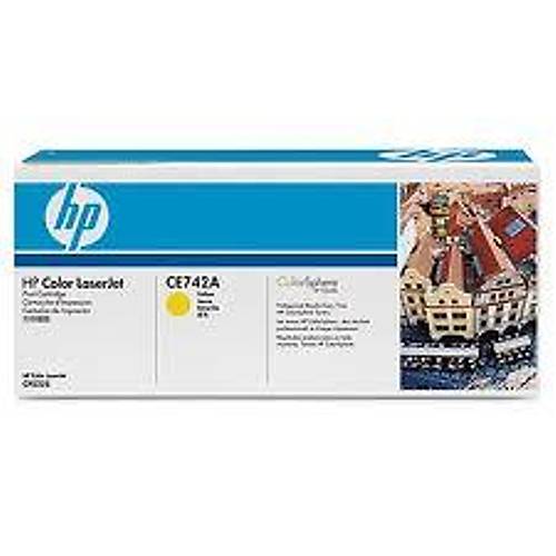 HP CE742A (307A) SARI TONER 7.300 SAYFA