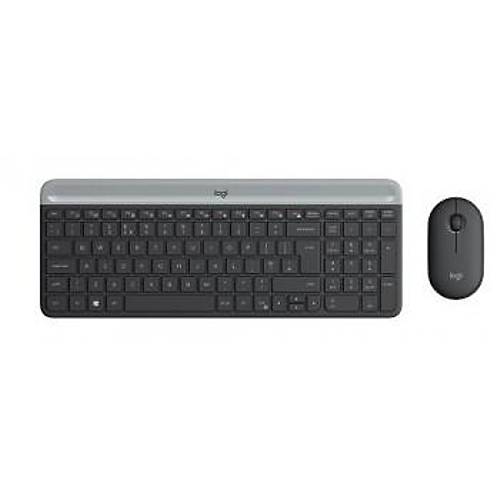 Logitech Mk470 Usb Kablosuz Klavye Mouse Set Siyah 920-009435