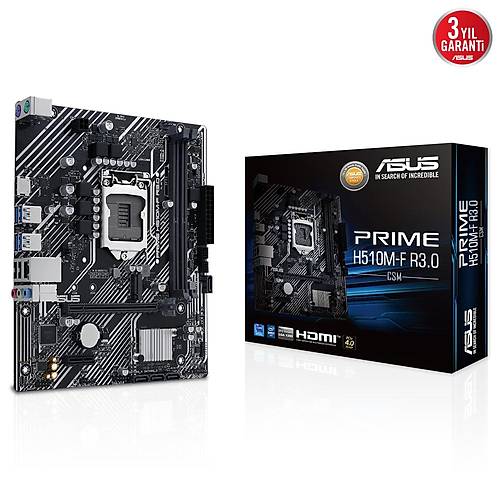 ASUS PRIME H510M-F R3.0-CSM INTEL H470 LGA1200 HDMI VGA ANAKART