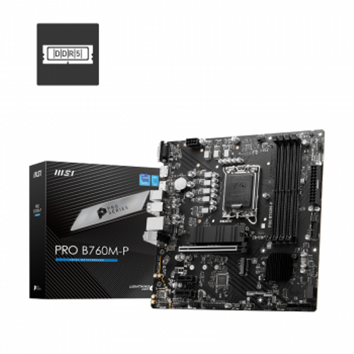 MS� PRO B760M-P DDR5 6800MHZ(OC) M.2 M.2 HDM� MATX 1700P