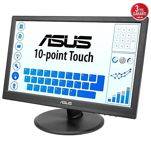 Asus 15.6'' VT169HE 5ms 60Hz IPS HDMI VGA VESA DOKUNMATIK Monit�r