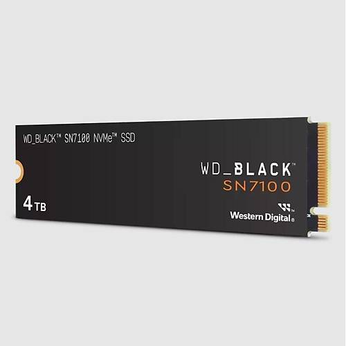 Western Digital Black SN7100 4TB WDS400T4X0E PCI-4.0 7250/6900MB/S M2 Ssd