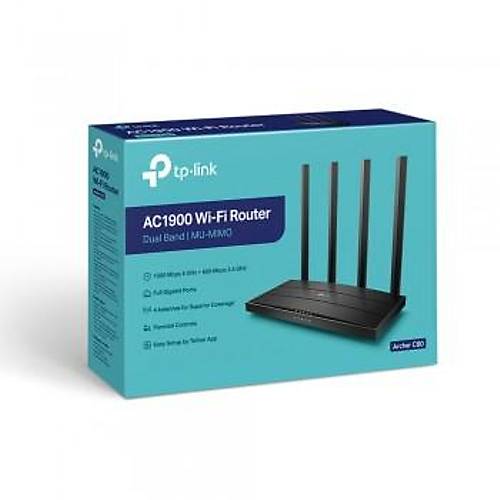 Tp-Link Archer C80 Ac1900 4Port Router
