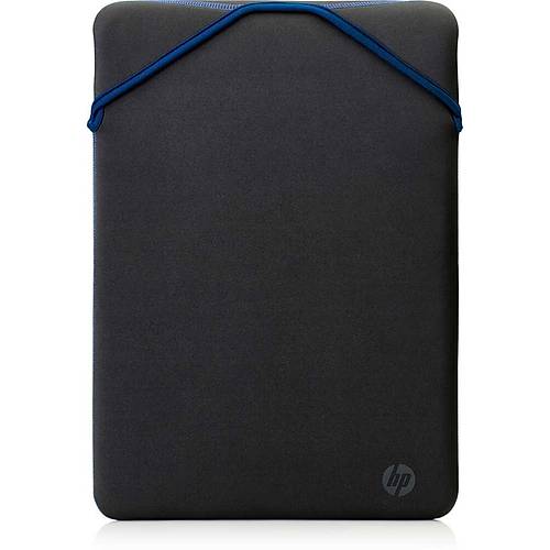 HP 2F1X7AA REVERSIBLE PROTECTIVE BLACK/BLUE LAPTOP SLEEVE 15.6