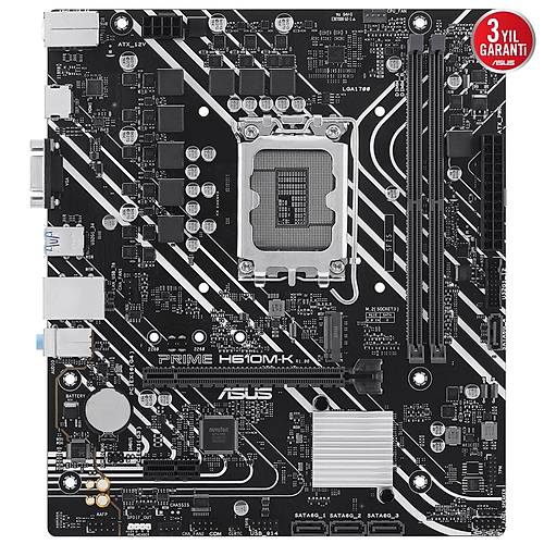 ASUS PR�ME H610M-K DDR5 5600MHZ HDM� VGA MATX 1700