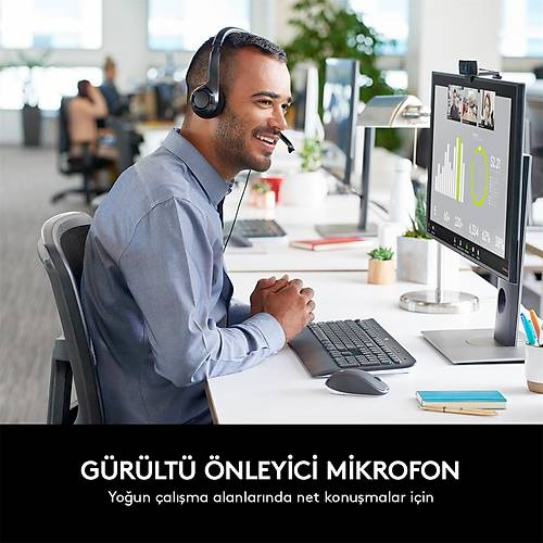 LOGITECH H390 USB GRLT NLEYC MKROFONLU KULAKLIK-SYAH A-00146 981-000406