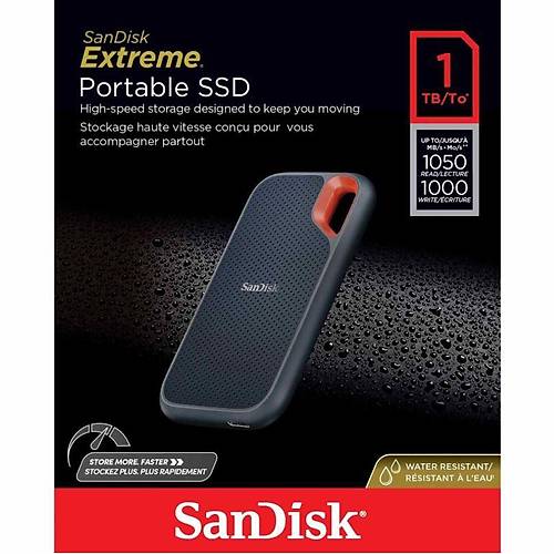 SanDisk Extreme V2 4TB SDSSDE61-4T00-G25 USB 3.2 1050/1000MB/s Tanabilir Ssd