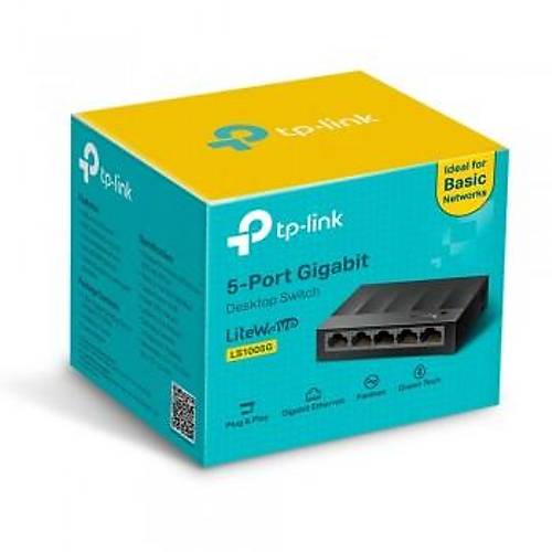 TP-LINK LS1005G 5PORT 10/100/1000 YNETLEMEZ SWITCH