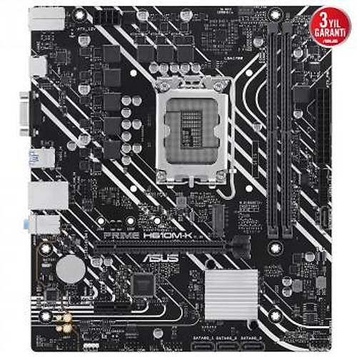 ASUS PR�ME H610M-K DDR5 5600MHZ HDM� VGA MATX 1700