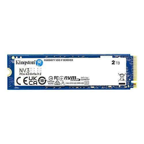 Kingston 2TB NV3 M.2 NVMe PCIe 4.0 SNV3S/2000G 6000/5000MB Ssd