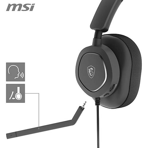 Msi Gg Maestro 300 Gaming Headset Usb C Kulak�st� Kulakl�k