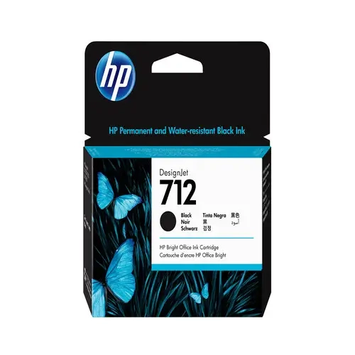 HP 3ED71A 712 80-ml Siyah DesignJet Ink