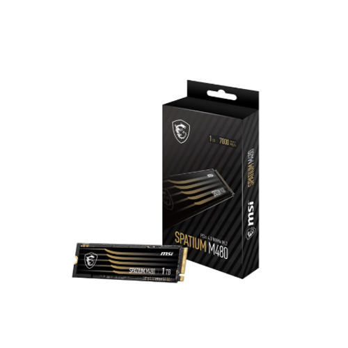 Msi Spatium M480 Pro 1TB PCIE 4.0 NVME M.2 7400/6000MB/s Ssd