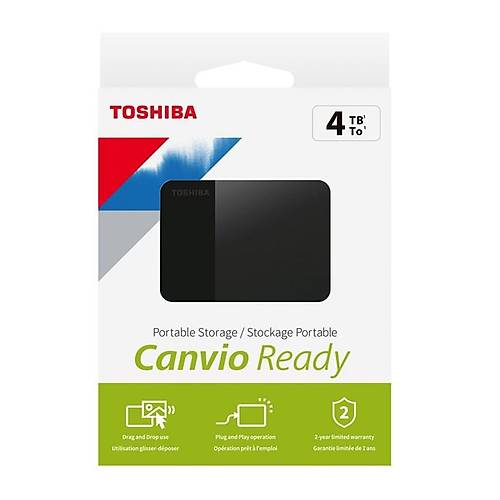 Toshiba Canvio Ready 4TB Usb 3.2 Gen1 HDTP340EK3CA Tanabilir Disk