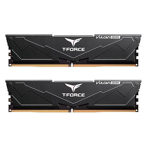 Team T-Force Vulcan Black 32GB DDR5 6000Mhz 2x16GB CL38 Ram (FLBD532G6000HC38JDC01)