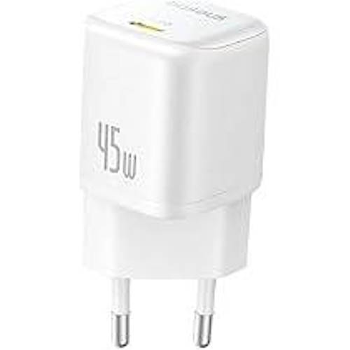 Baseus PicoGo Serisi GaN Type-C 45W H�zl� �arj Adapt�r�-Beyaz P10176800213-00