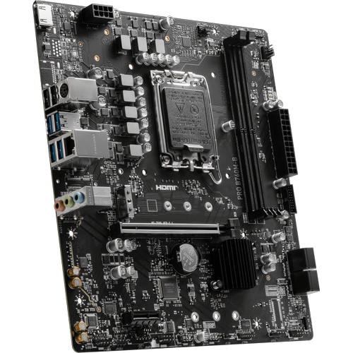 MSI MB PRO B760M-B DDR4 SOKET 1700 DDR4 4800(OC) PCI-E ,M.2 USB3.2 HDMI, 1x 2,5G LAN mATX