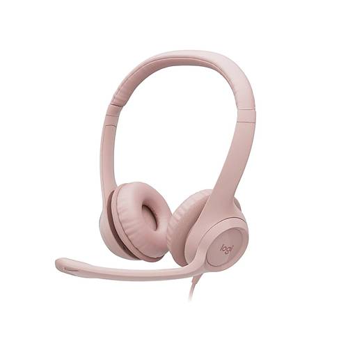 Logitech H390 Mikrofonlu Kulakl�k Pembe 981-001281