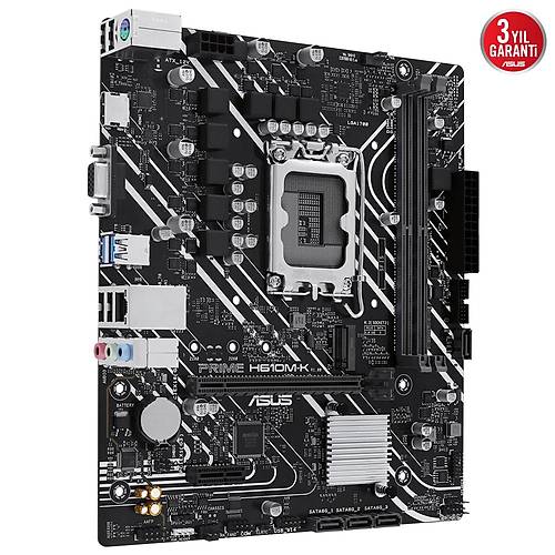 ASUS PR�ME H610M-K DDR5 5600MHZ HDM� VGA MATX 1700