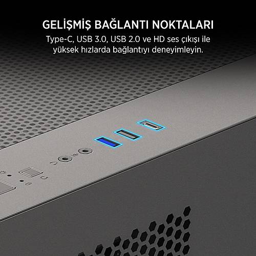 James Donkey Stark S700 650W Siyah Gaming mATX Kasa