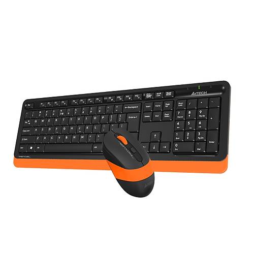 A4 TECH FG1010 Q USB TURUNCU KABLOSUZ KLAVYE MOUSE SET