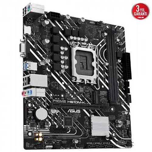 ASUS PR�ME H610M-K DDR5 5600MHZ HDM� VGA MATX 1700