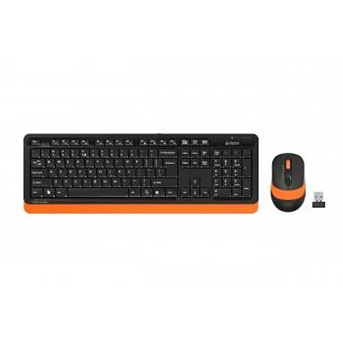 A4 TECH FG1010 Q USB TURUNCU KABLOSUZ KLAVYE MOUSE SET