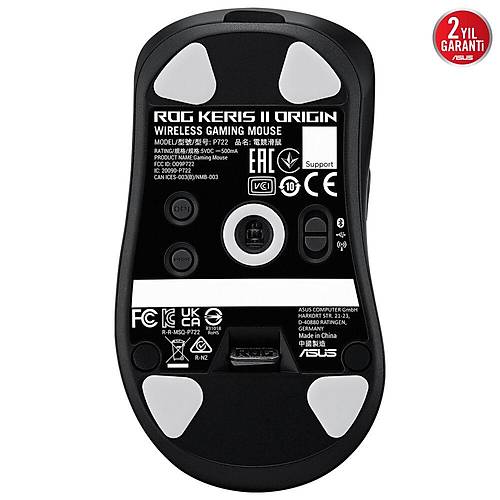 Asus Rog G Kers II Orgn P722 Oyuncu Siyah Mouse   