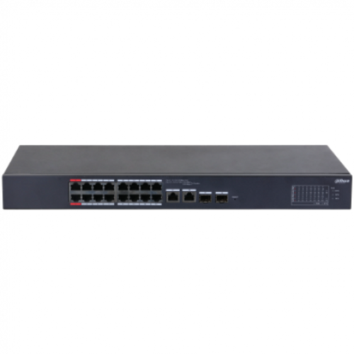 DAHUA CS4218-16ET-240 16 PORT 16XFE-2XGE-2XGE YNETLEBLR 240W POE SWTCH