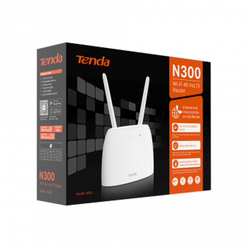 Tenda 4G06 N300 Wi-Fi 4G Volte Router