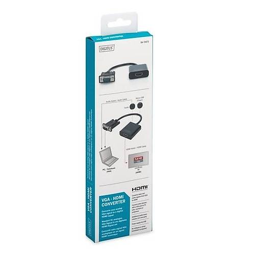 Digitus VGA Erkek to HDMI Dii evirici