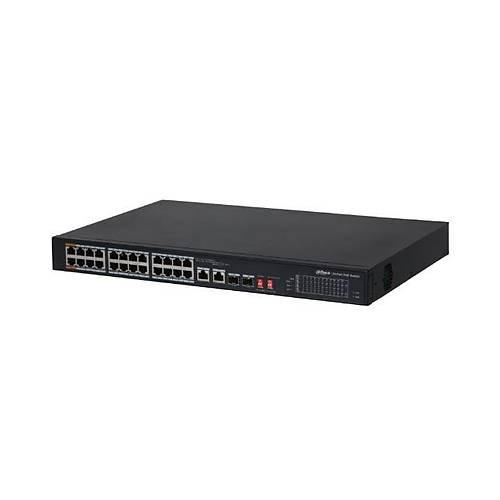 DAHUA PFS3226-24ET-240 24 PORT 24XFE-2XGE-2X1GE/SFP 240W YNETLEMEZ H-POE SWTCH