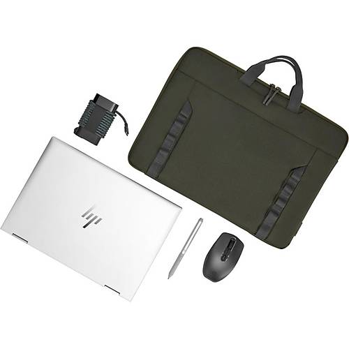 HP 9J4C3AA MODULAR 15.6 LAPTOP SLEEVE GREEN/GREY