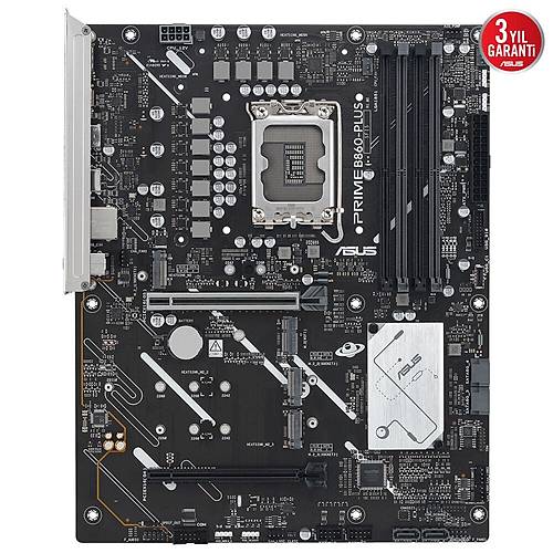 ASUS PRIME B860 PLUS CSM Intel B860 LGA1851 DDR5 8200 DP HDMI 3x M2 USB3 2 Gen 2x2 AURA RGB 2 5Gbit LAN ATX 8+1+1 G Aamalar 1xGen5 M2 Ready for Advanced AI PC Uzaktan Ynetim Yazlm