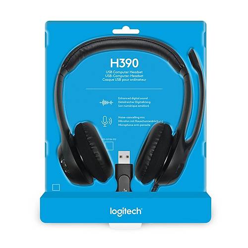 LOGITECH H390 USB GRLT NLEYC MKROFONLU KULAKLIK-SYAH A-00146 981-000406