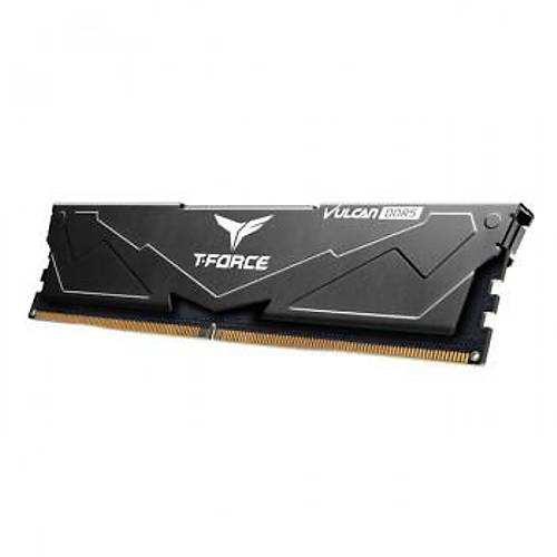 Team T-Force Vulcan Black 32GB(2x16GB) 6400Mhz DDR5 CL40 Gaming Ram (FLBD532G6400HC40BDC01)