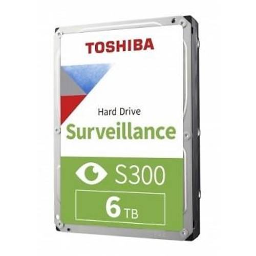 Toshiba S300 6TB 5400Rpm 256MB 3.5'' HDWT860UZSVA 7/24 Gvenlik Diski