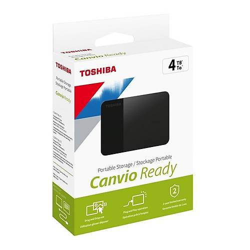 Toshiba Canvio Ready 4TB Usb 3.2 Gen1 HDTP340EK3CA Tanabilir Disk